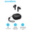 Anker Soundcore R50i True Wireless Earbuds – 10mm Drivers, AI-Enhanced Calls, EQ Presets, IPX5 (Black)