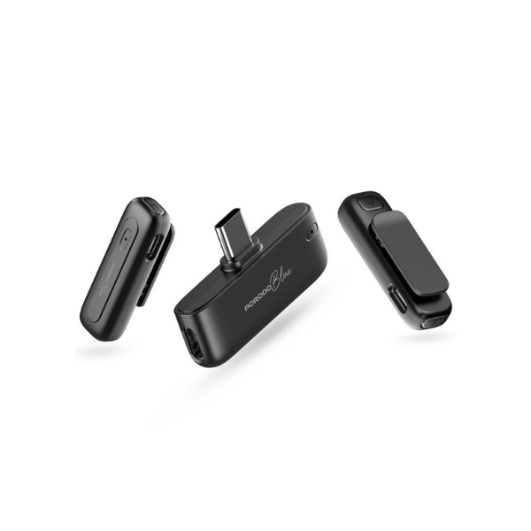 ميكروفون مزدوج لاسلكي احترافي من بورودو بلو