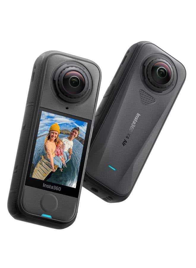 X4 Air Standard Bundle | Lightest 8K 360 Action Camera for Epic Adventures | for Travel, Sports, Family Moments, Vlogging | Smooth, Stable, Easy-to-Edit Videos Anytime, Anywhere - Black