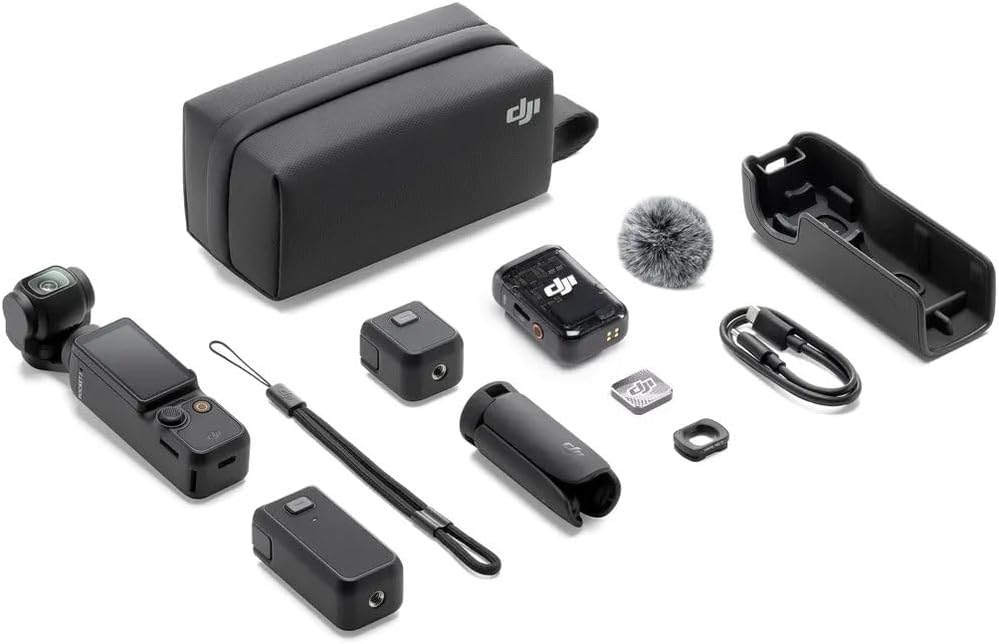 DJI Osmo Pocket Creator Combo – 3-Axis Gimbal Camera with 4K Video for Content Creators