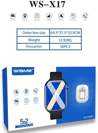 ساعة ذكية ويسمي -X26 5+2 + سماعات أذن