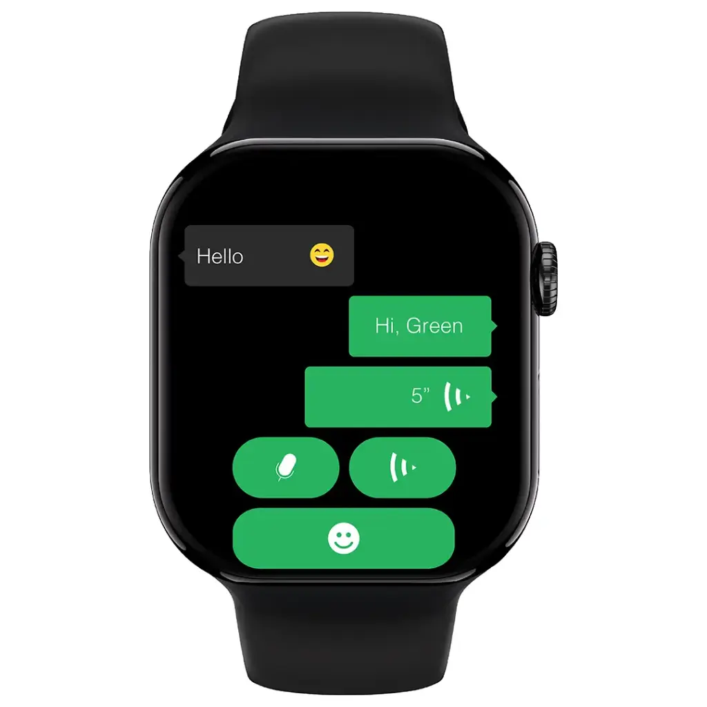 Green Lion Flex 46 Smartwatch - 2.06-inch IPS Display - Black