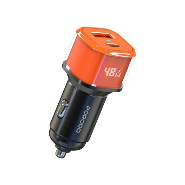 شاحن سيارة متعدد المنافذ 48 واط من أفيرين مع سبيكة الألمنيوم