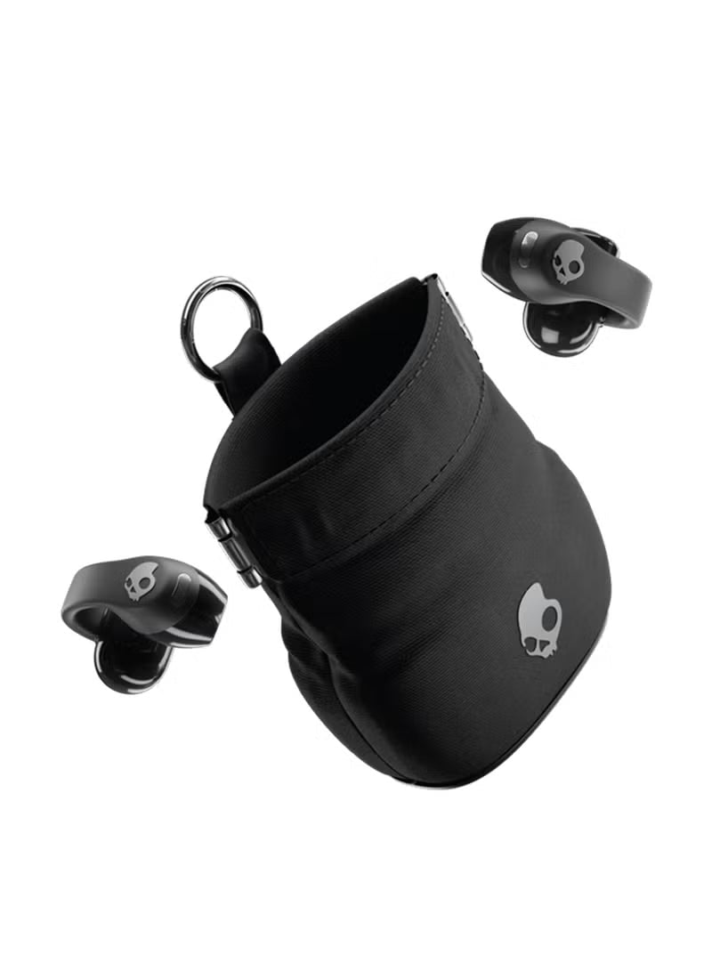 Skullcandy Push® 720 Open-Ear True Wireless Bluetooth Earbuds, 14mm Dynamic Drivers, 30 Hrs Battery Life, IP67 Sweat and Waterproof, Google Fast Pair+Finder, Wireless Charging Case/Pouch - Black