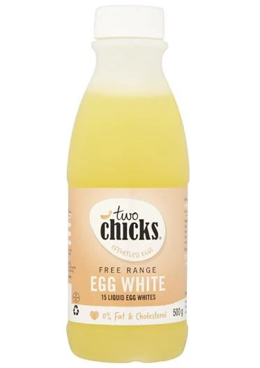 Two Chicks Free-Range Liquid Egg Whites 500 g