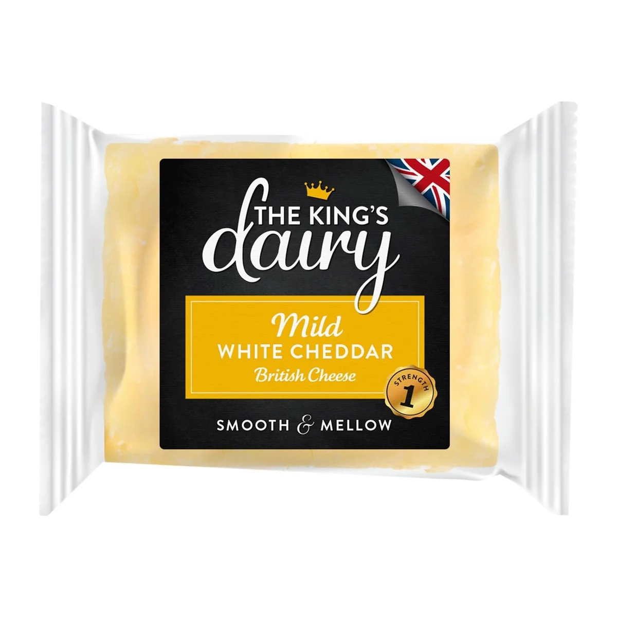 The King's Dairy Mild White Cheddar 200 g