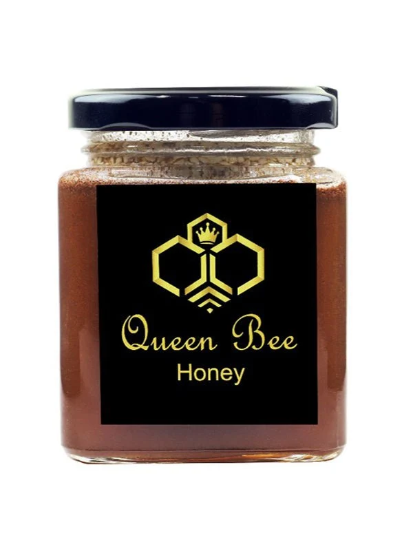 Queen Bee Honey Mixed With Cinnamon & Sesame 350g