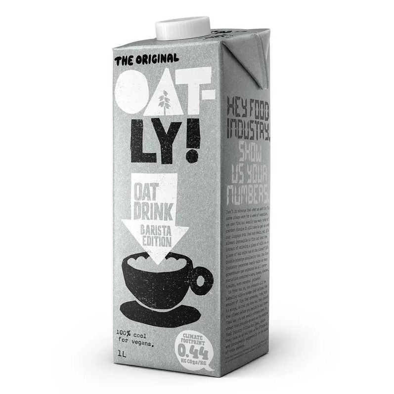 Oatly Foamable Barista Edition Vegan Oat Drink 1L