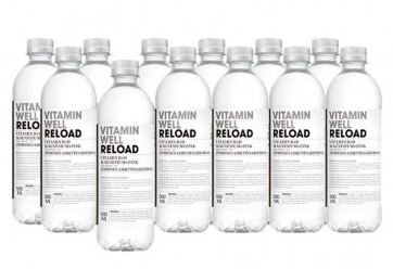 Vitamin Well Drink Reload Lemon and Lime 500ml, Case of 12