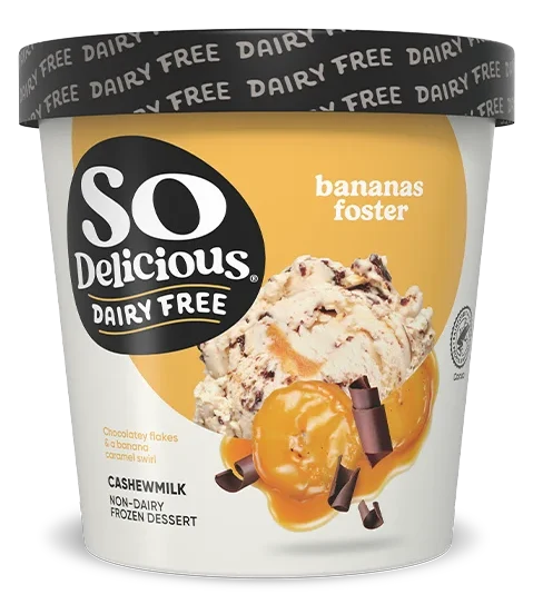 So Delicious Bananas Foster Cashewmilk Non-Dairy Frozen Dessert 473ml