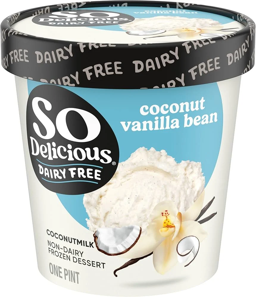 So Delicious Dairy-Free Coconutmilk Frozen Dessert Vanilla Bean 473ml