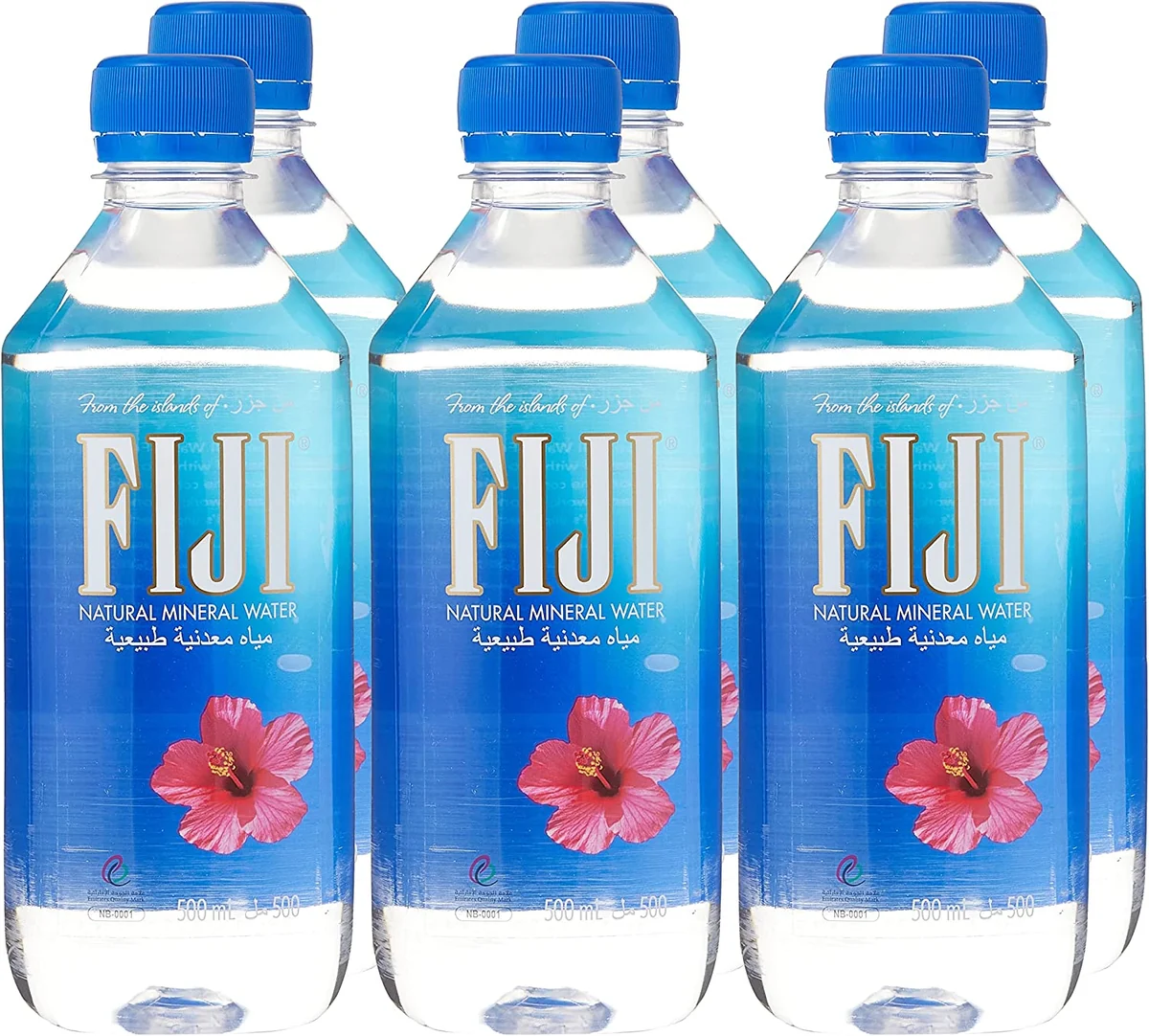 Fiji Bottled Natural Mineral Water 500ml Pack of 6