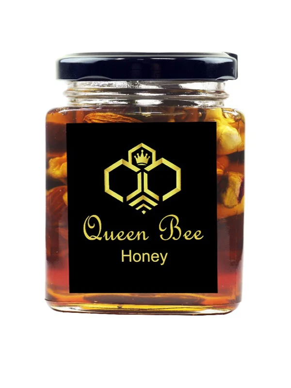 Queen Bee Sidr Honey Mixed With Nuts 150g