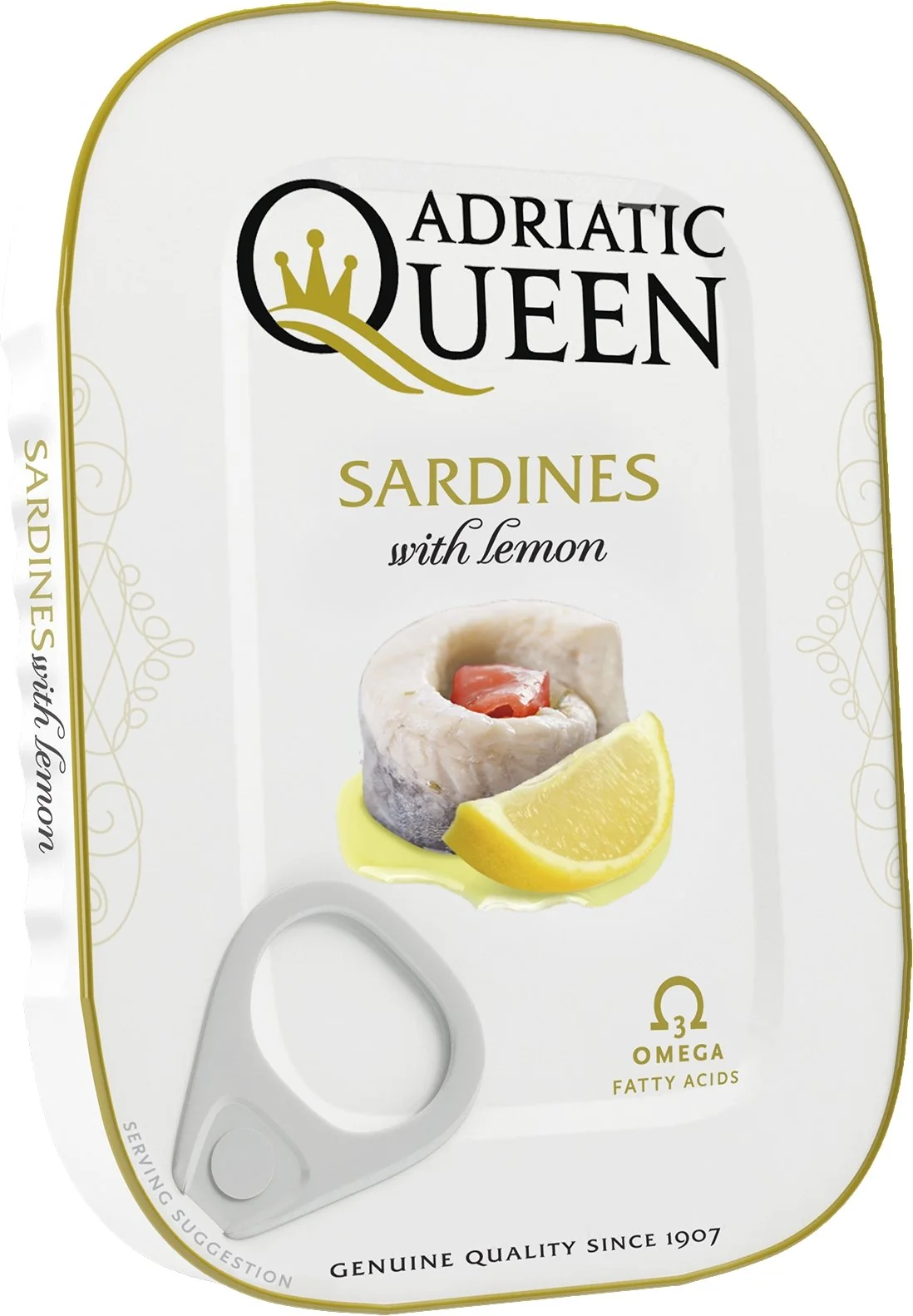 Adriatic Queen Sardines in vegetable oil with lemon 105g