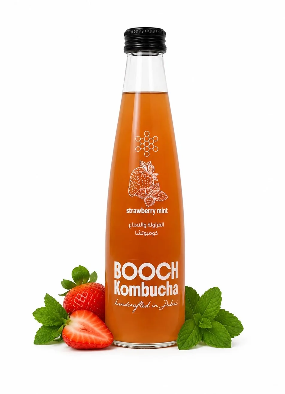Booch Kombucha Strawberry Mint 300ml