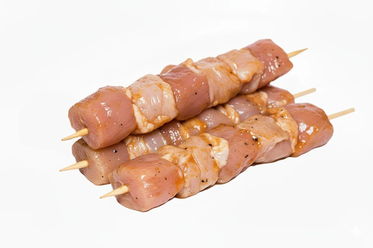 3 Skewers Marinated Chicken Breast with Zaatar 300g
