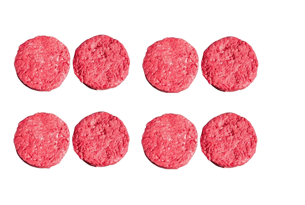 Beef Black Angus Burger MB3 (8 pieces) 1 kg