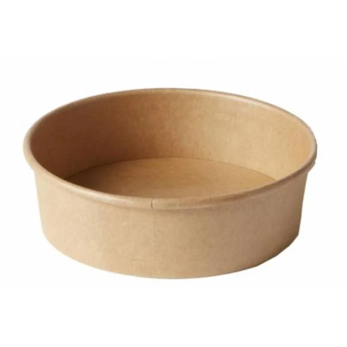 Kraft brown salad bowl 500ml, 300pcs