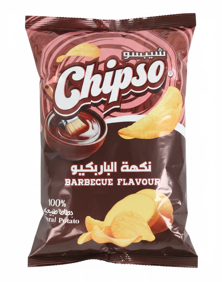 Chipso شيبسو Natural Potato Chips BBQ Flavor 100g