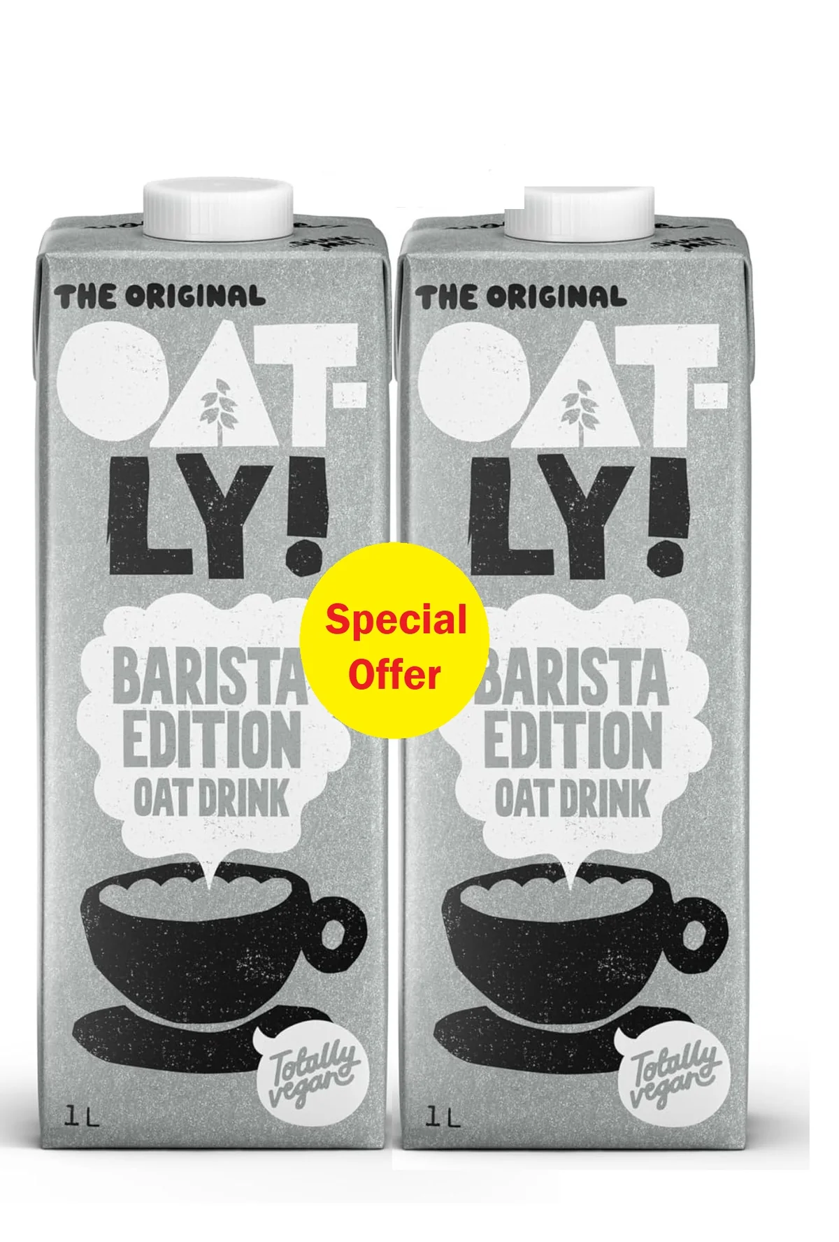 Special Offer Oatly Foamable Barista Edition Vegan Oat Drink Pack of 2