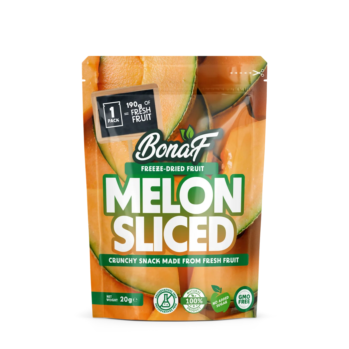 Freeze Dried Melon Sliced 20g