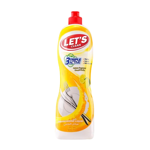 Let's Clean Dishwashing Liquid Lemon 900ml