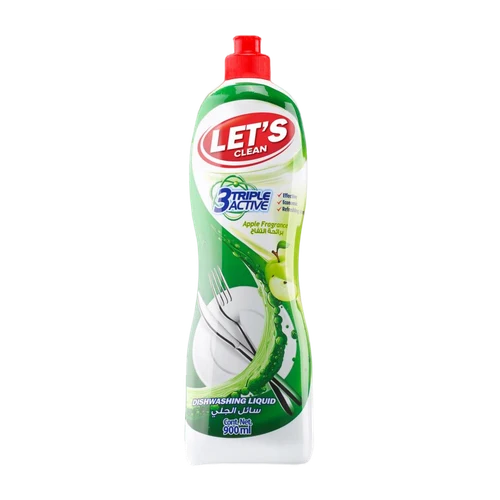 Let's Clean Dishwashing Liquid Apple 900ml