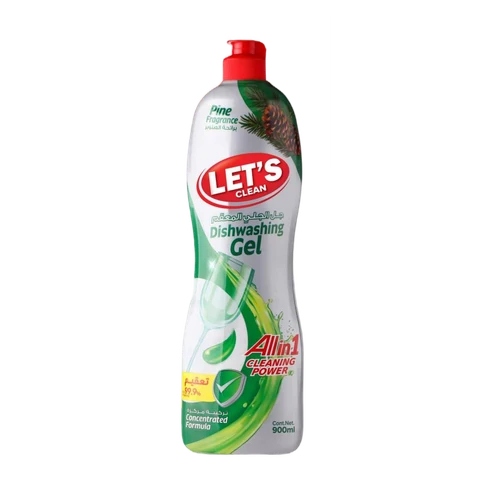 Let's Clean Dishwashing Gel Pineapple 900ml