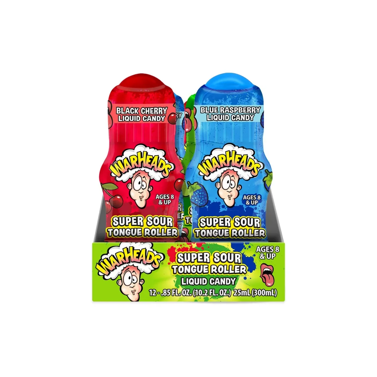 Warheads Super Sour Tongue Roller Liquid Candy 25 ml
