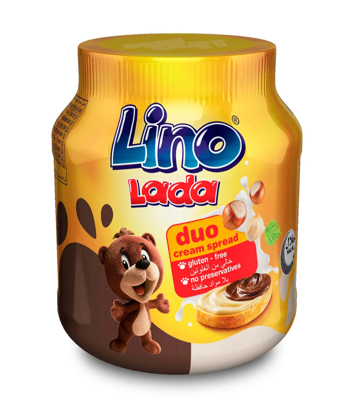 Lino Lada Duo Cocoa & Hazelnuts Spread 350g