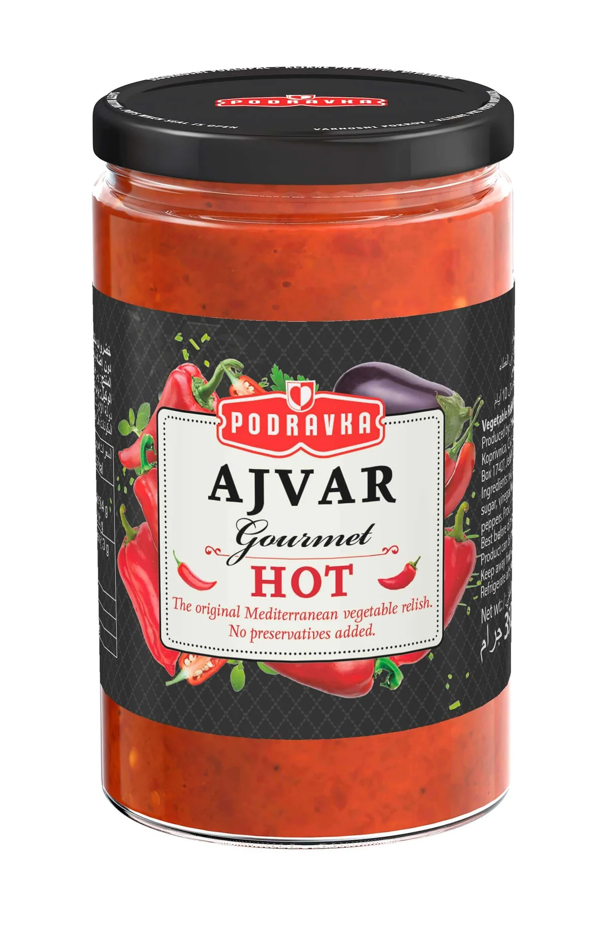 Podravka Ajvar Vegeta Hot 350g