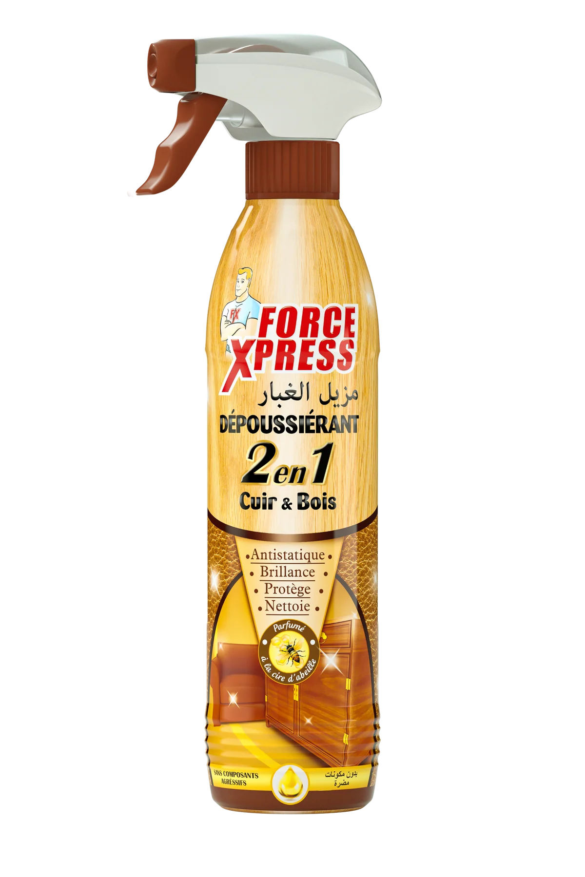 Force Xpress Wood & Leather Cleaner 450ml