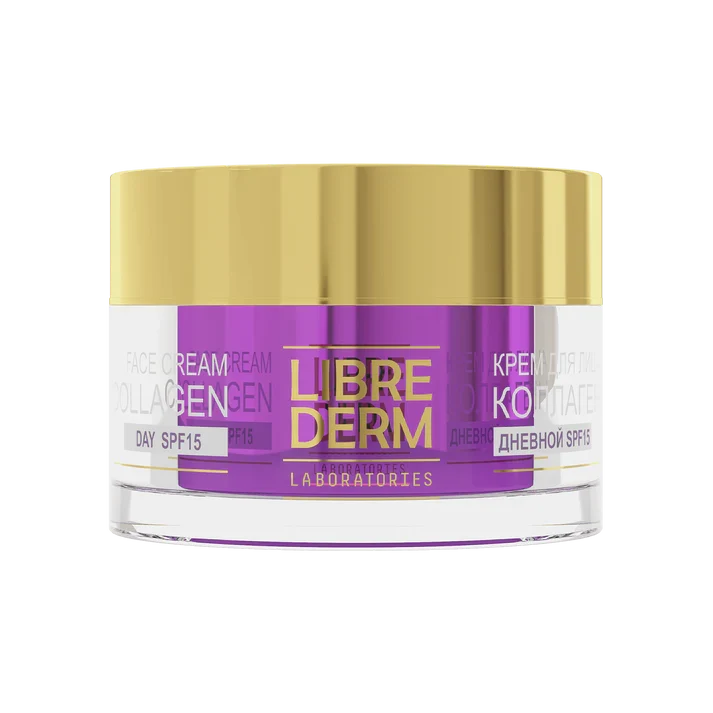 Librederm Collagen Day Rejuvenating Cream For Face And Neck Wrinkles, Day Cream Serum 50ml