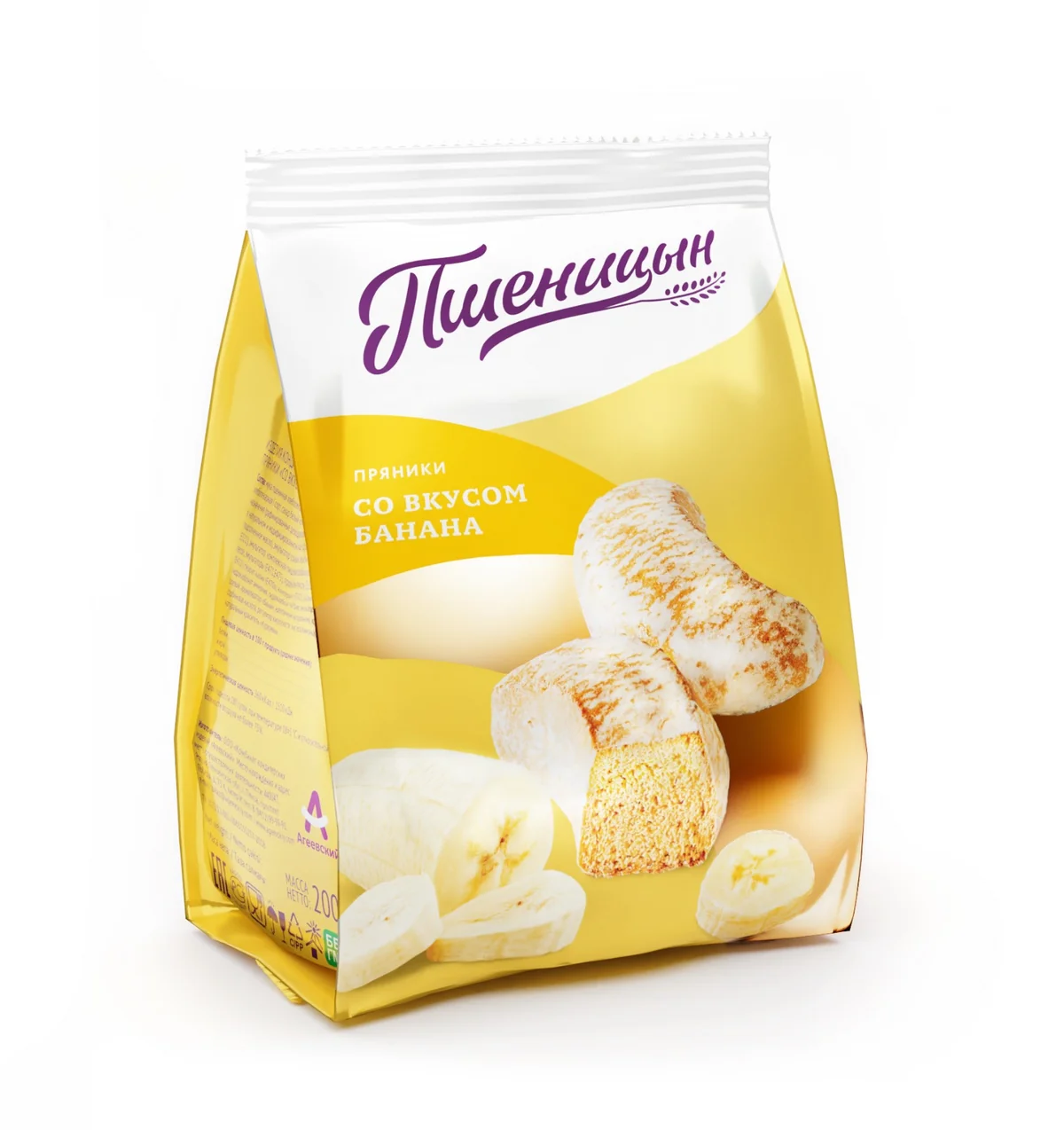 Pshenitsyn Gingerbread Banana Cookies 200g