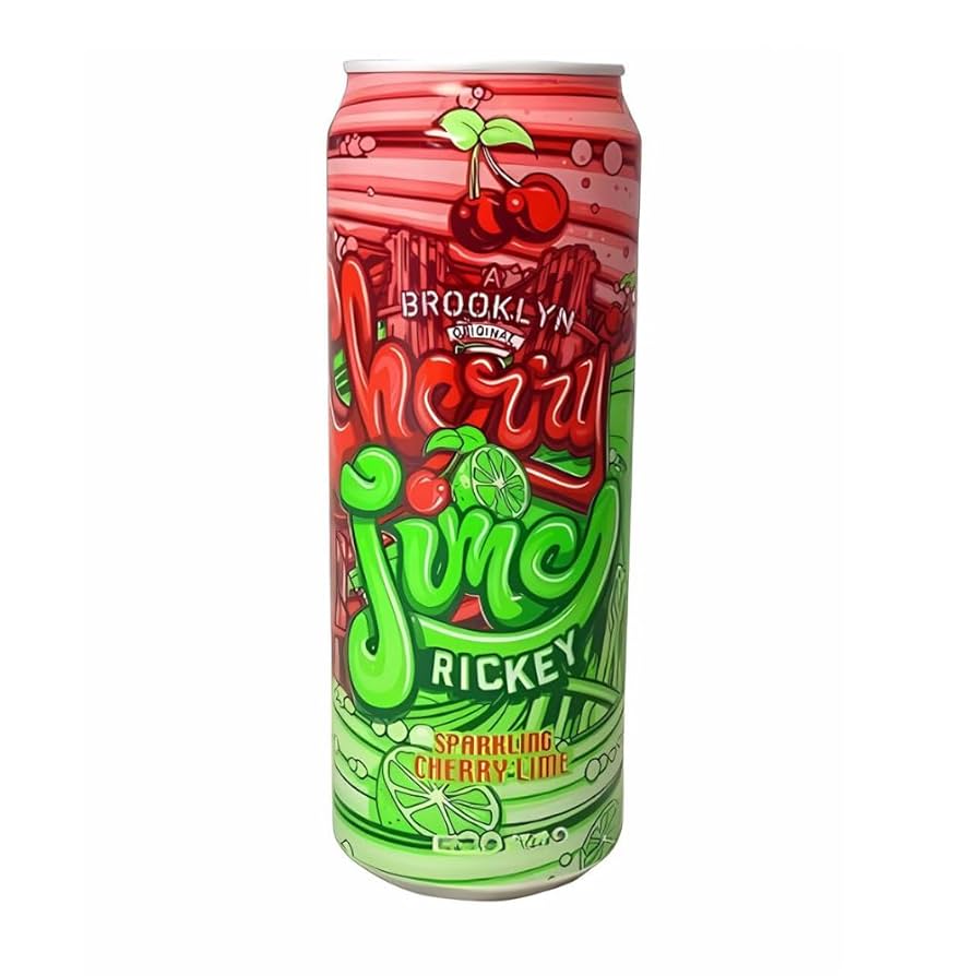 Arizona Sparkling Cherry Lime Can 695 ml