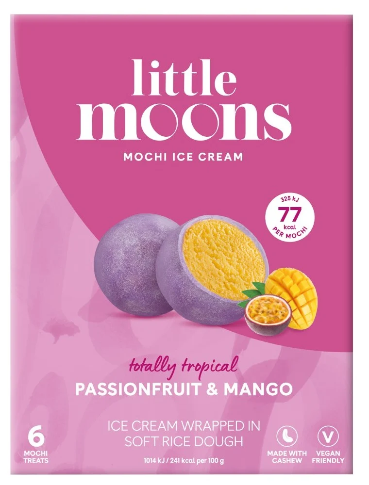 Little Moons Vegan Passionfruit And Mango 6 Mochi Ice Cream 192g