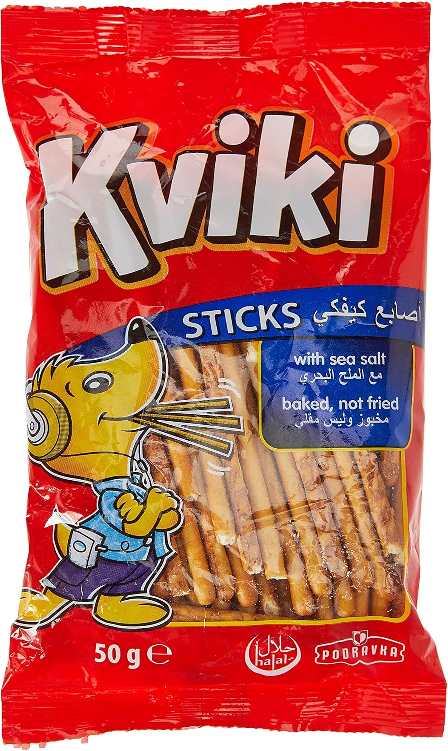 Kviki Sticks Baked with Sea Salt 50g