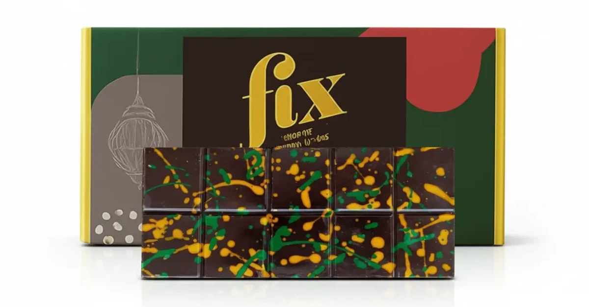 FIX Dubai Premium Kunafa Dark Pistachio Dessert Chocolatier 200g