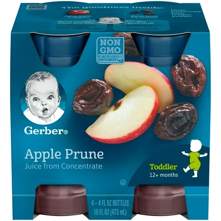 Gerber Juice Apple Prune 4oz