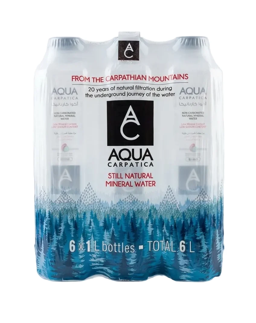 Aqua Carpatica Still Pet bottle Natural Mineral Water 6x 1L