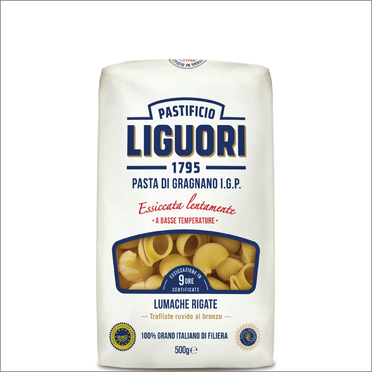 Liguori Lumache Rigate I.G.P Pasta 500g