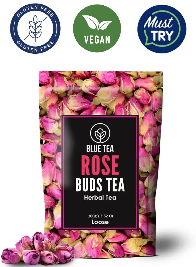 Blue Tea Rose Buds 100g