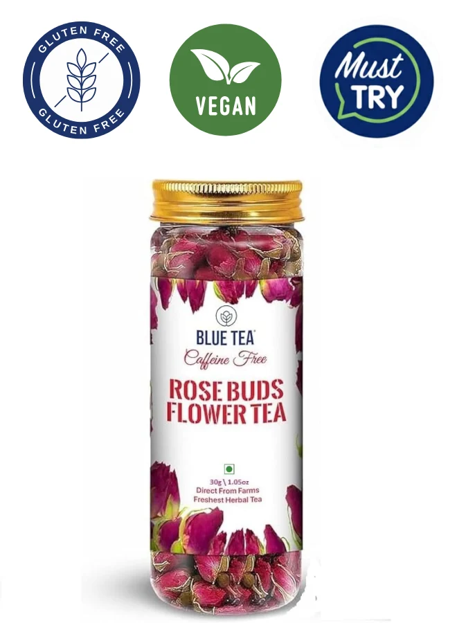 Blue Tea Rose Buds 30g