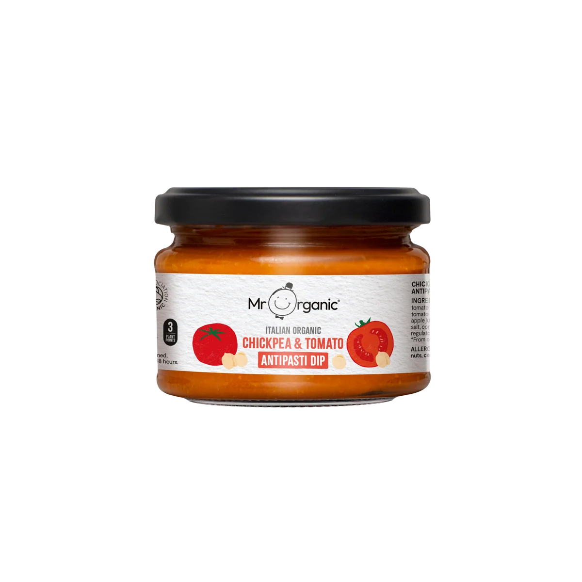 Mr Organic Chickpea & Tomato Antipasti Dip 230g