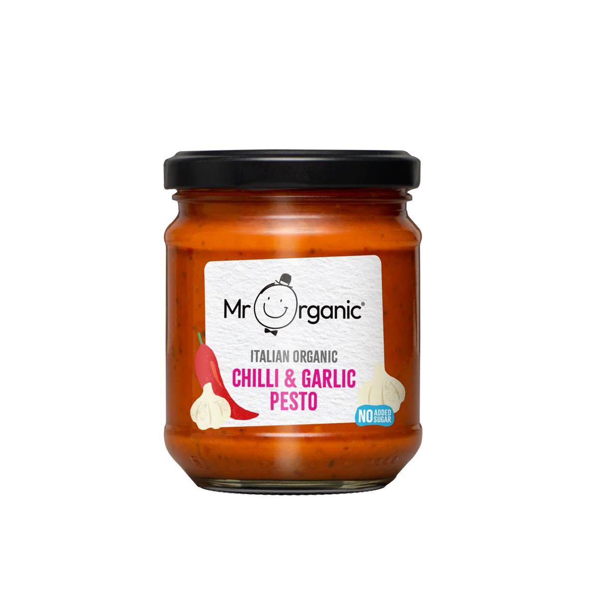 Mr Organic Chilli & Garlic Pesto 190g