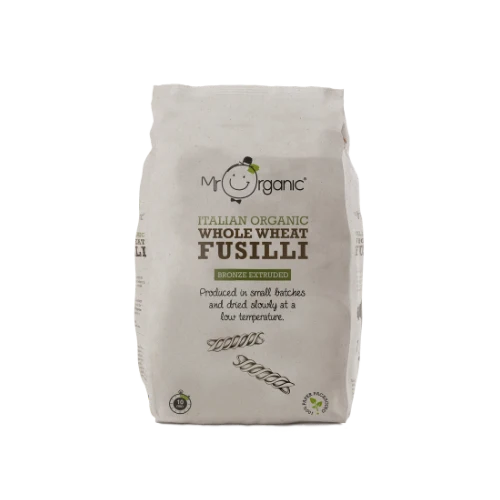 Mr Organic Whole Wheat Fusilli Pasta 500g
