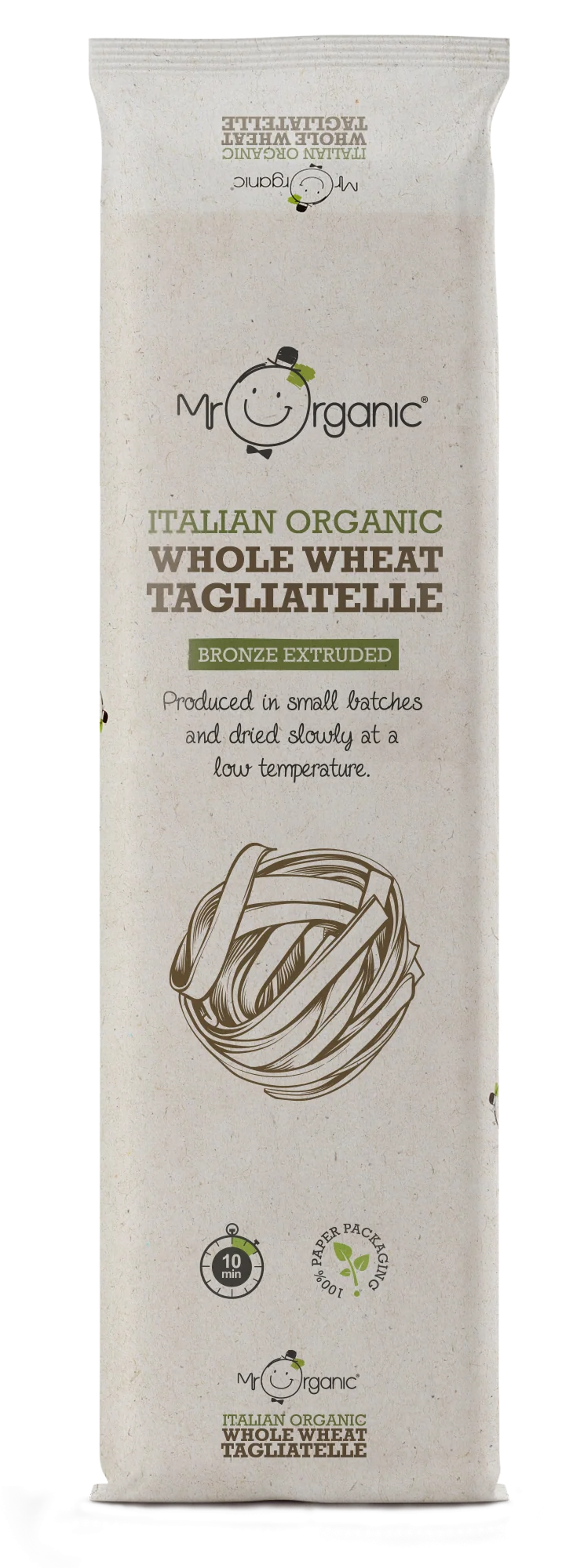 Mr Organic Whole Wheat Tagliatelle Pasta 500g