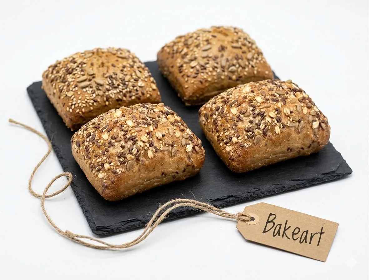 Freshly Baked Multiseed Roll 100g Each (Pack of 4)