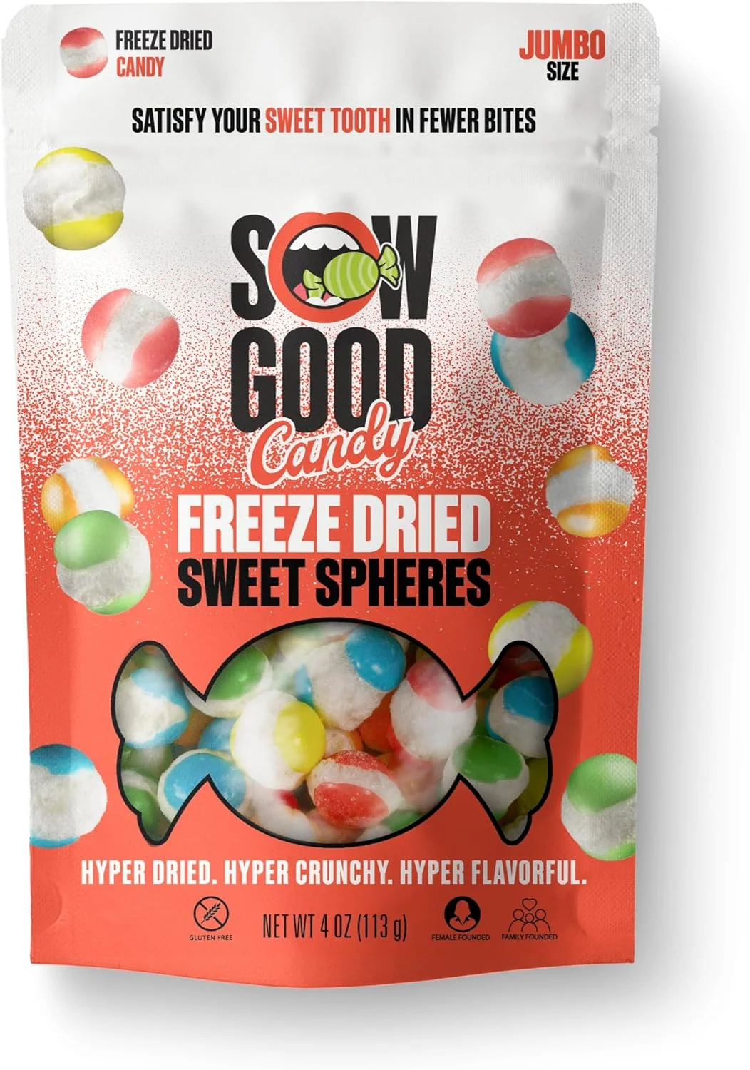 Sow Good Freeze Dried Sweet Spheres Candy 113g