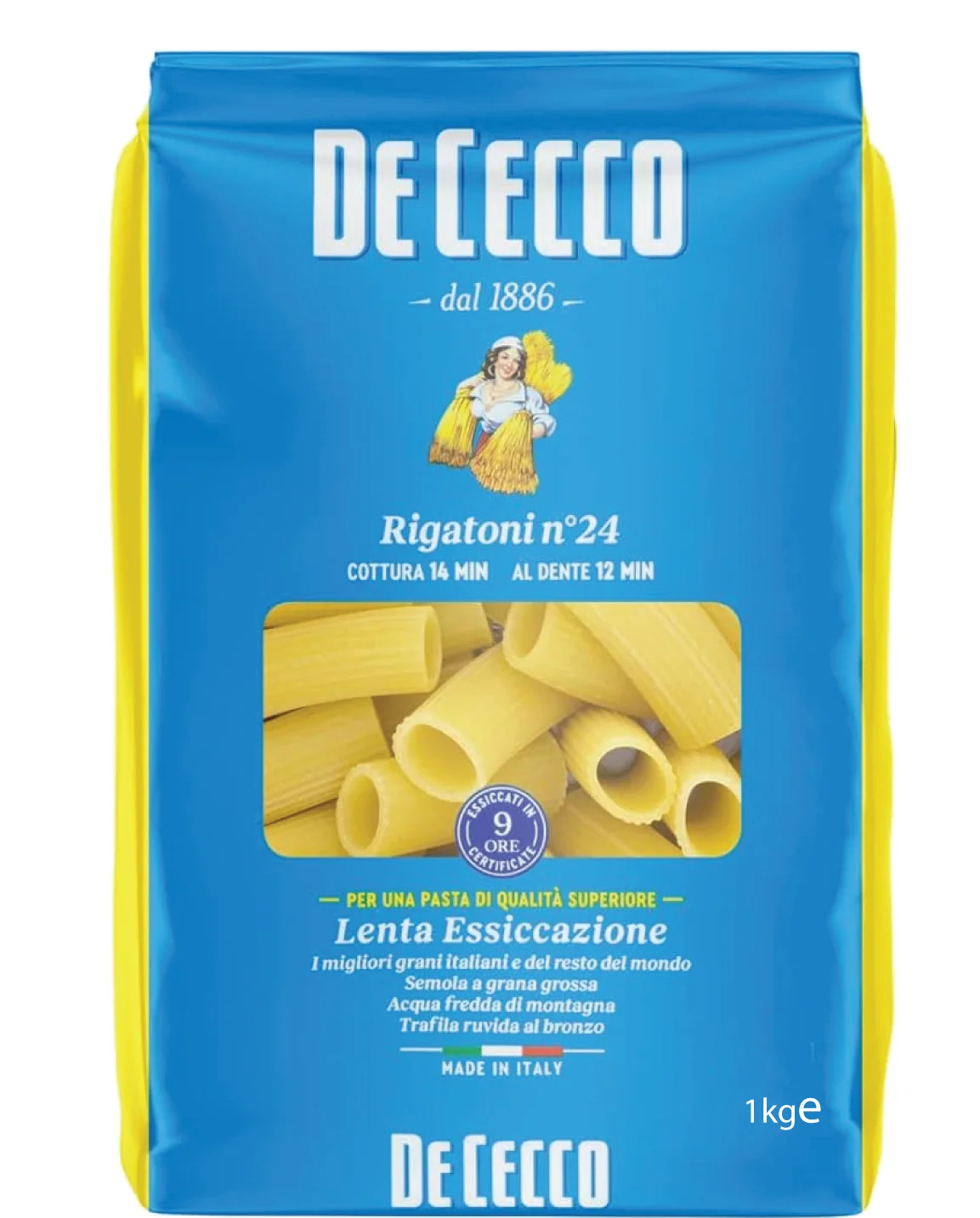 De Cecco Rigatoni N.24 Pasta 1Kg